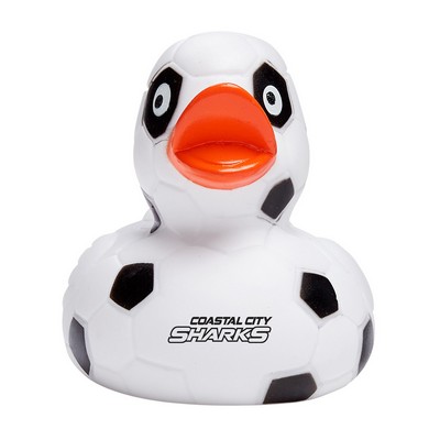 Soccer Ball Rubber Duck